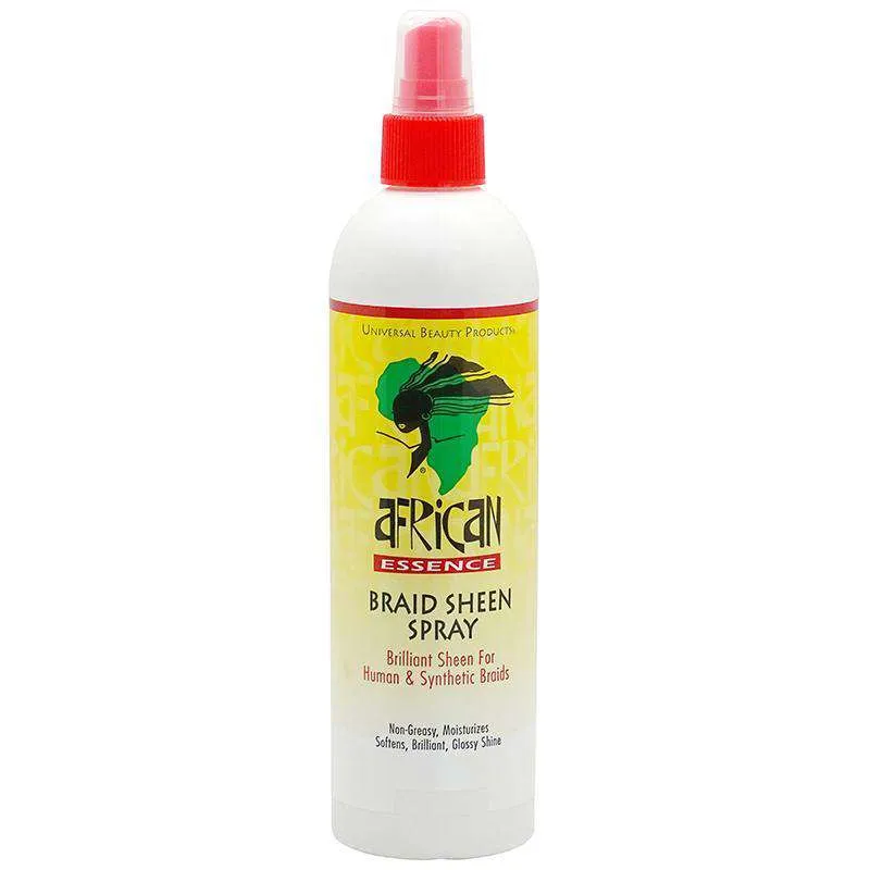 African Essence Braid Sheen Spray 4oz