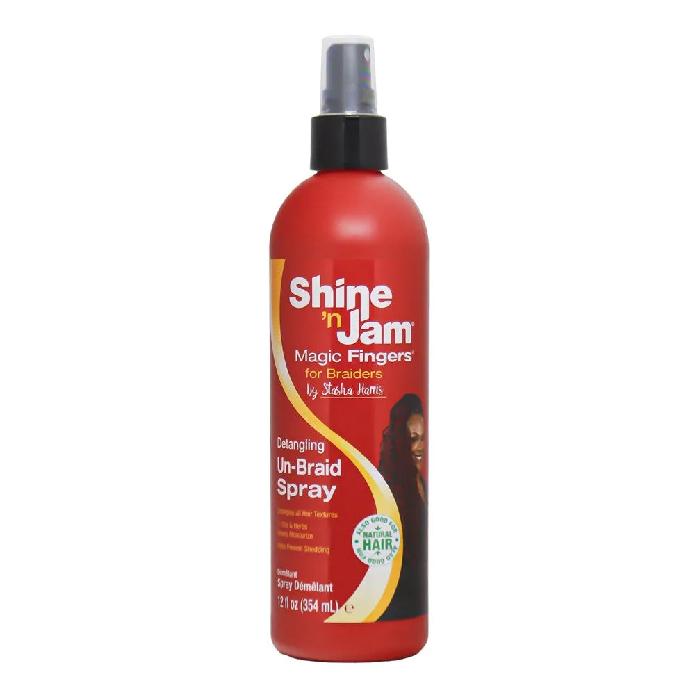 Ampro Shine 'n Jam Magic Fingers Detangling Un-Braid Spray