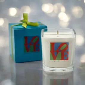 Christmas Village LOVE Candle