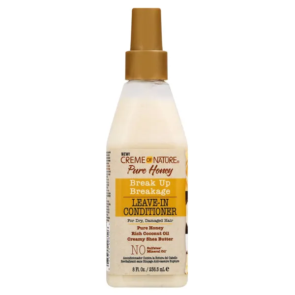 Creme Of Nature Pure Honey Break up Breakage Leave-In Balsam, 8oz