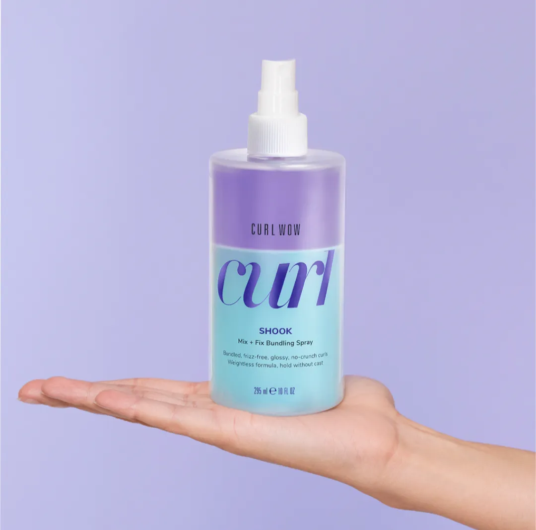 Curl Wow SHOOK Mix   Fix Bundling Spray