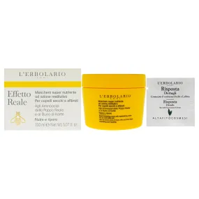 Effetto Reale Super Nourishing Mask by LErbolario for Unisex - 5.07 oz Masque