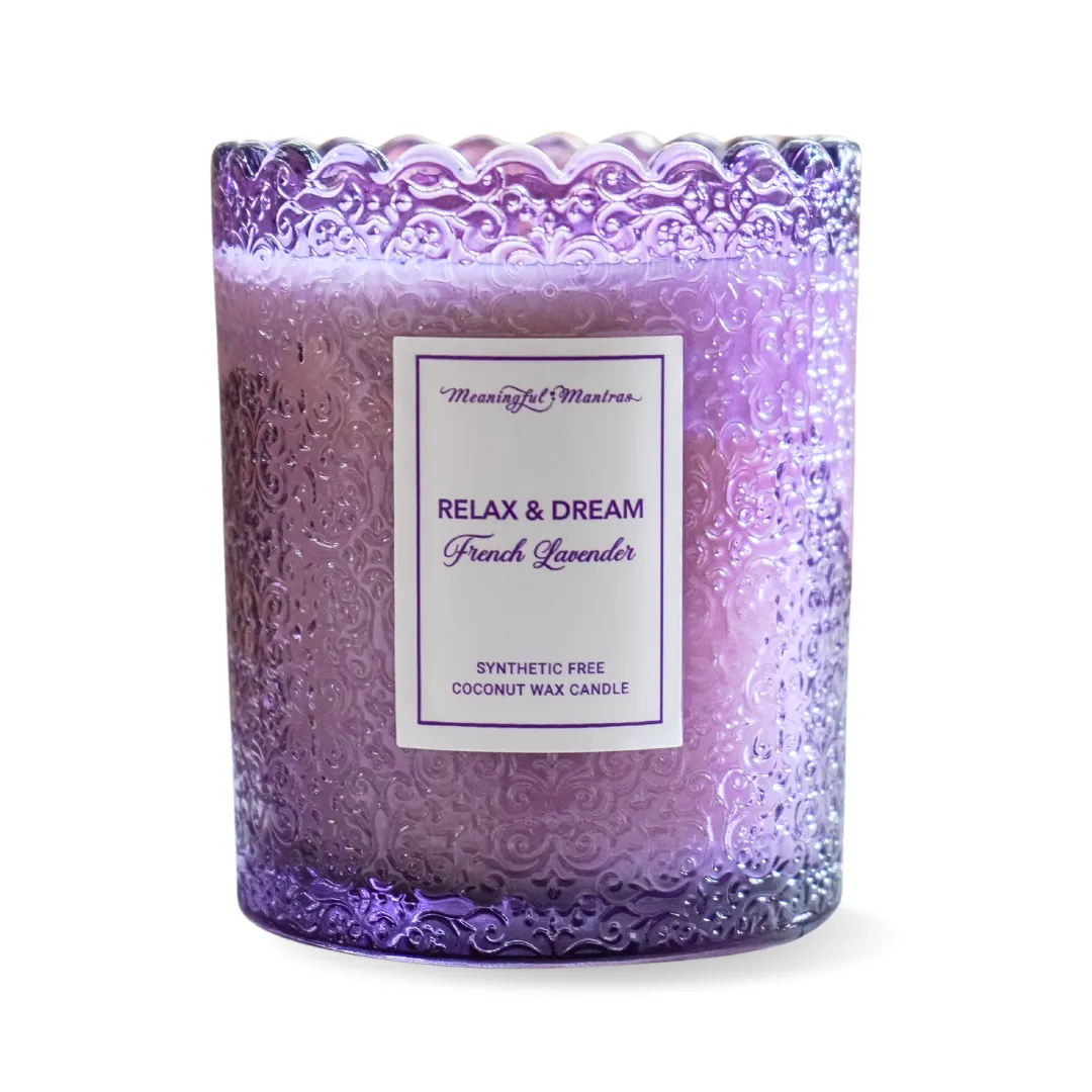 French Lavender Natural Candle 8oz Kaia Collection