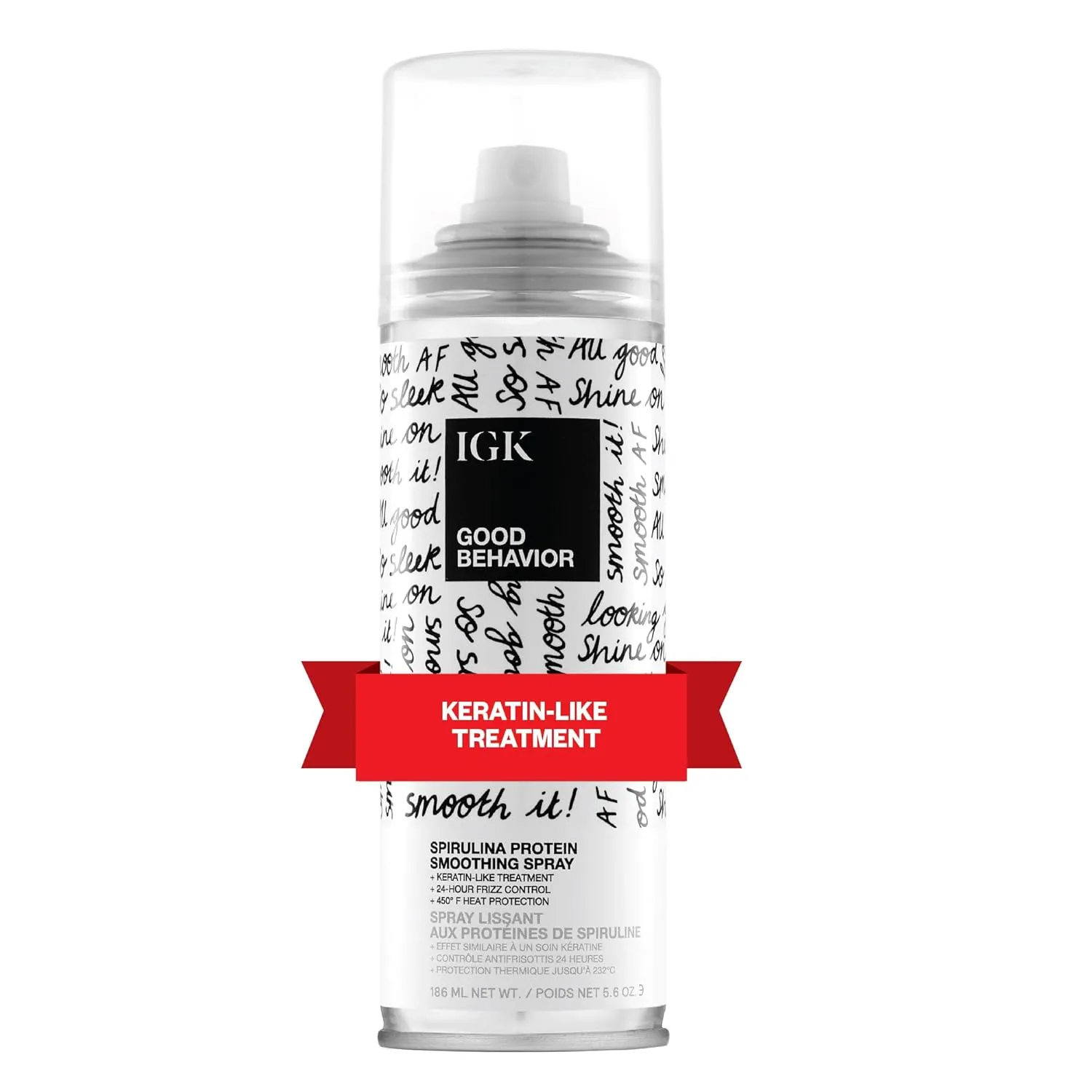 IGK Good Behavior Spirulina Protein Anti-Frizz Smoothing Spray