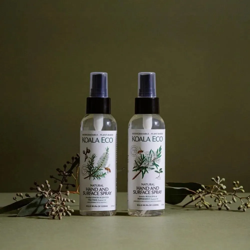 Koala Eco Natural Hand and Surface Spray - Rosalina and Peppermint