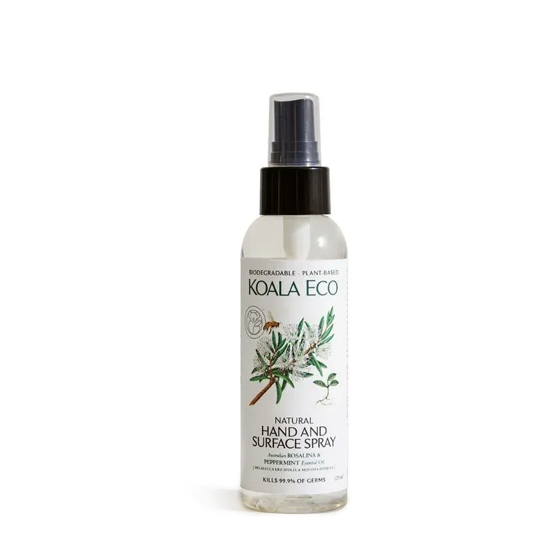 Koala Eco Natural Hand and Surface Spray - Rosalina and Peppermint