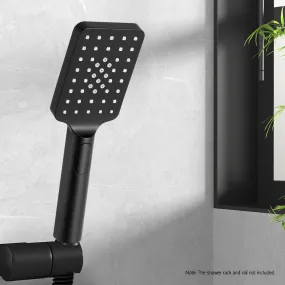 Matte Black High-Pressure Handheld Shower Head 3 Spray Modes