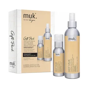 muk Hot muk Thermal Protector & Smoothing Serum Duo Pack - Gift With Purchase