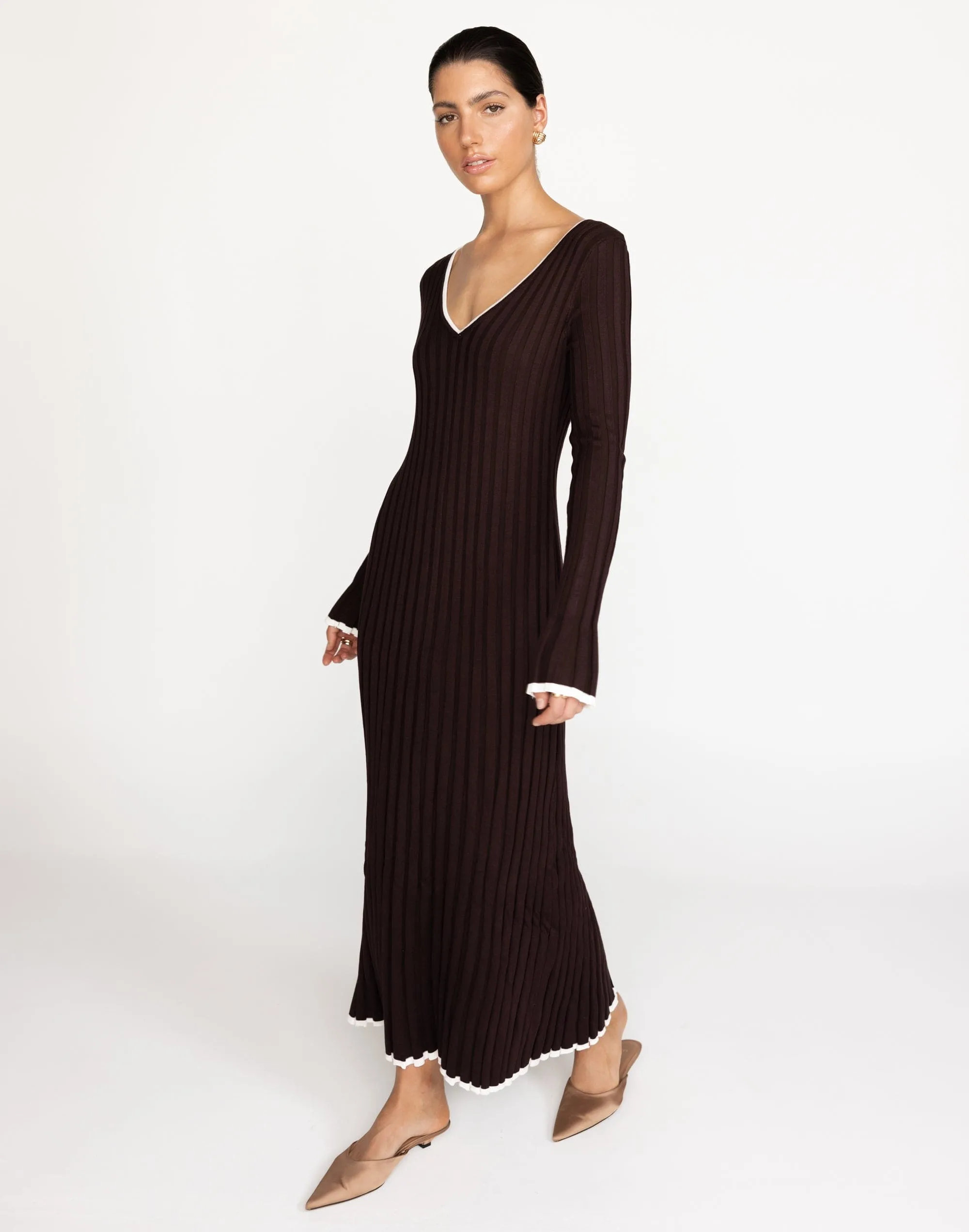 Sloane Maxi Dress (Chocolate)