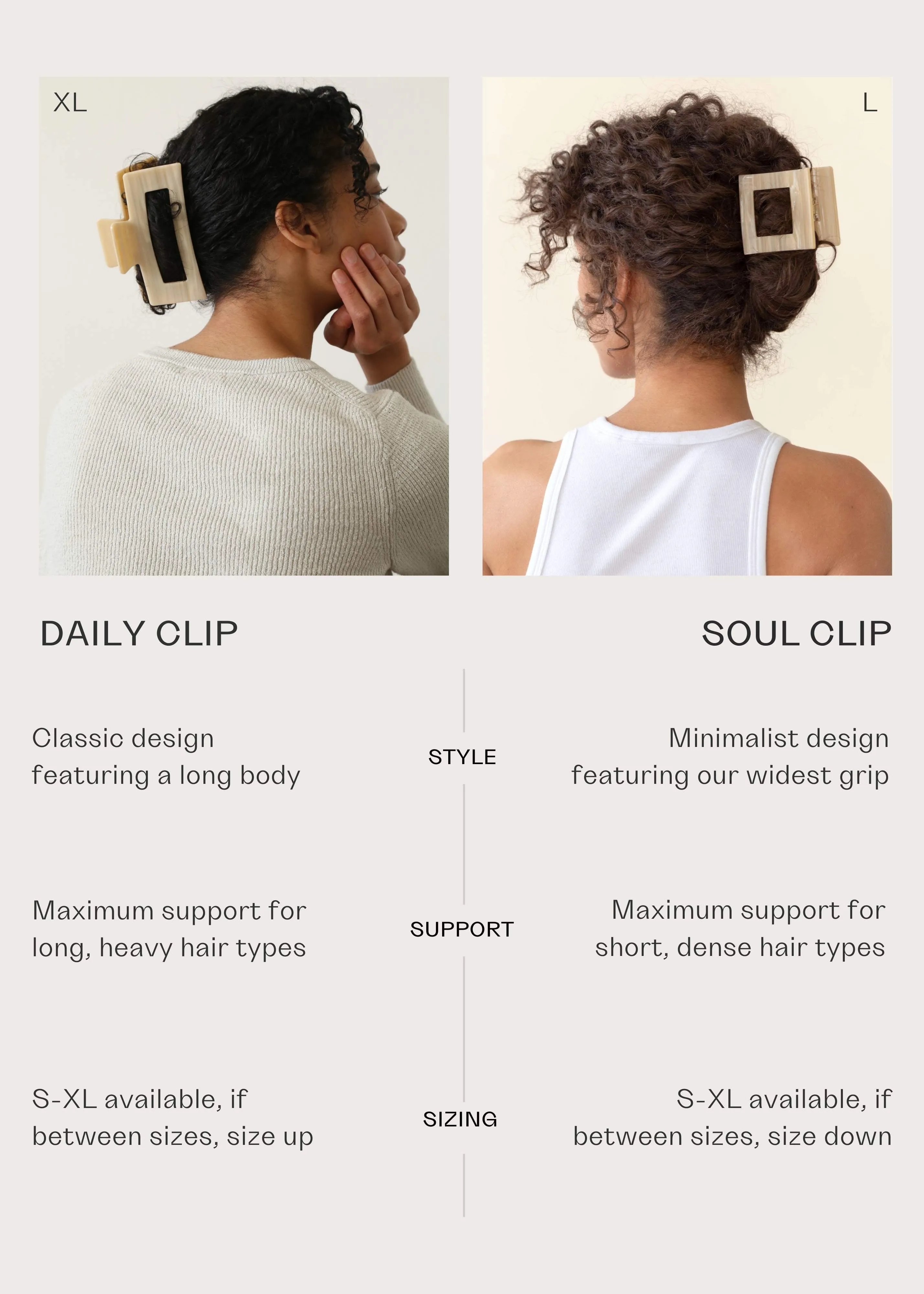 Soul Clip in Creme