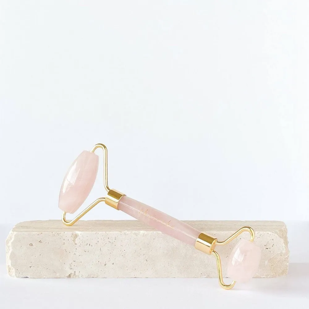 TheSeeke Rose Quartz Crystal Face Roller